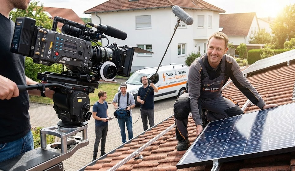 Professioneller Videodreh